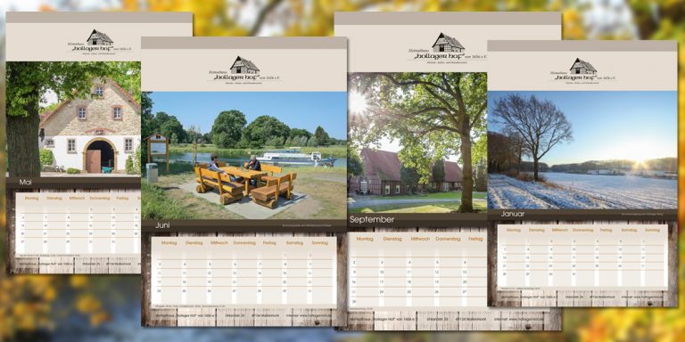 Heimathaus Hollager Hof präsentiert Jahreskalender 2019