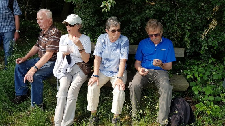 Rast bei einer Wanderung